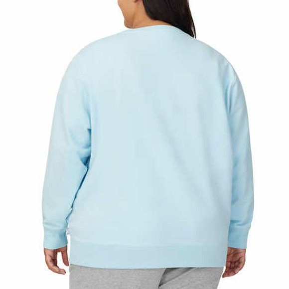 Fila Long Sleeve Crew Neck Sweatshirt with Pockets Blue 2X NWT - Picture 2 of 10